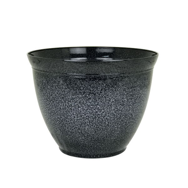 PP Ashgrey Glazed Egg Planter
