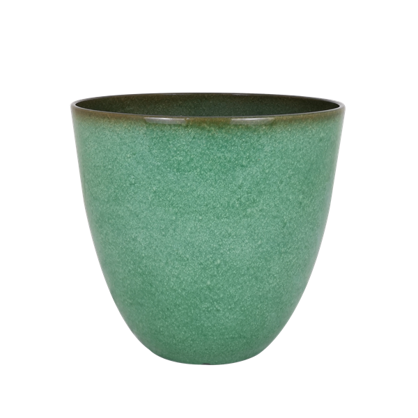 PP Jadeite Glazed Egg Planter