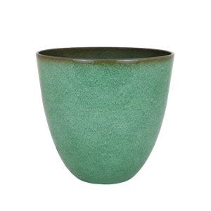 PP Jadeite Glazed Egg Planter