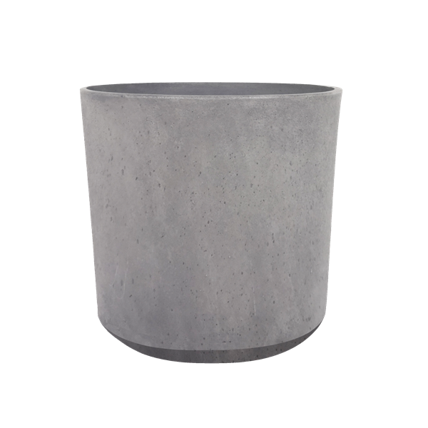 Cement Grey Straight Bucket Planter