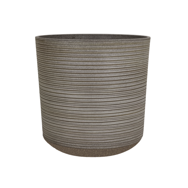 Riverstone Cream Straight Bucket Planter