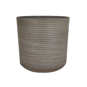 Riverstone Cream Straight Bucket Planter