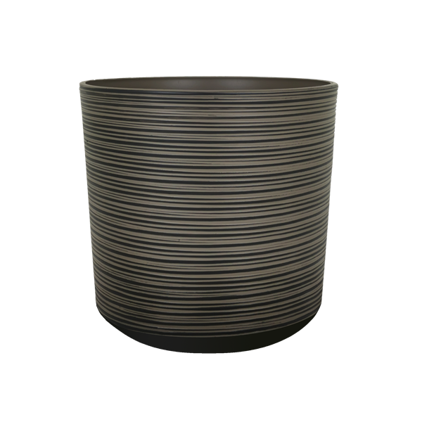 Riverstone Bronze Straight Bucket Planter