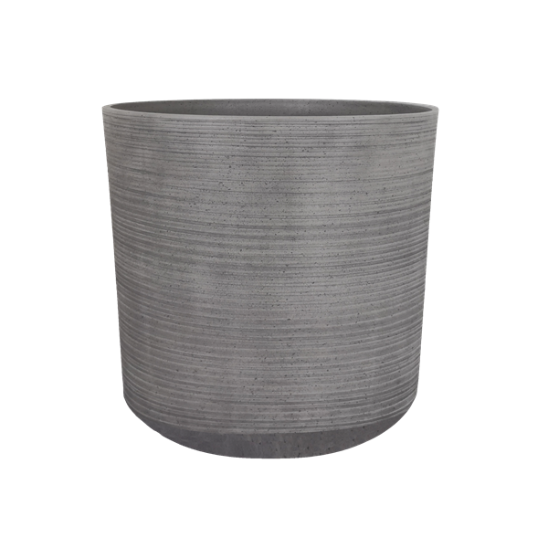 Cement Grey-L Straight Bucket Planter