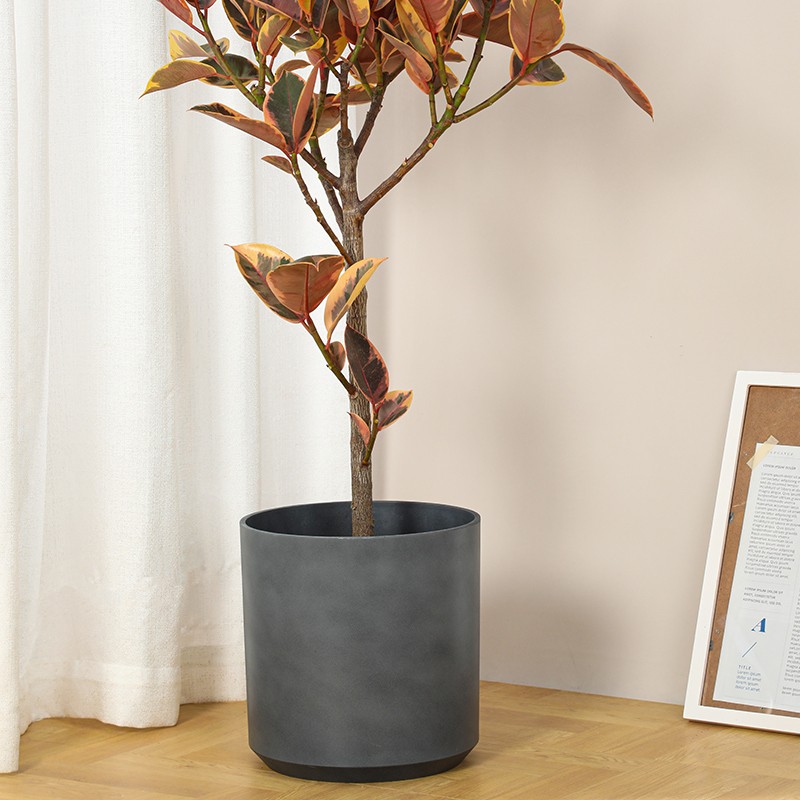 Cement Straight Bucket Planter