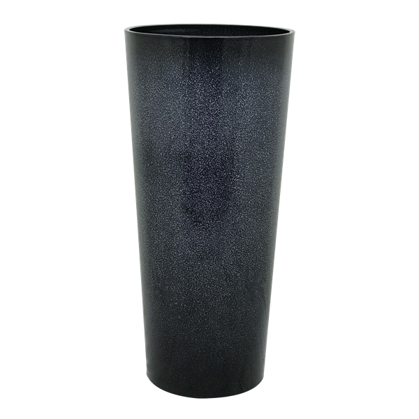 Ashgrey Glazed Round Flower Planter