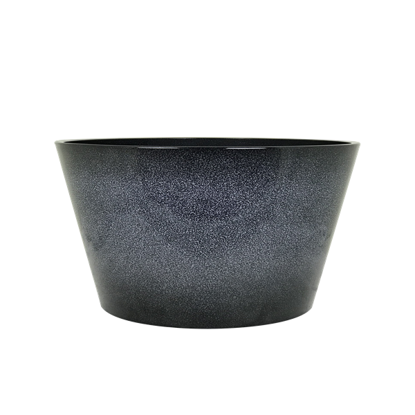Ashgrey Glazed Round Flower Planter