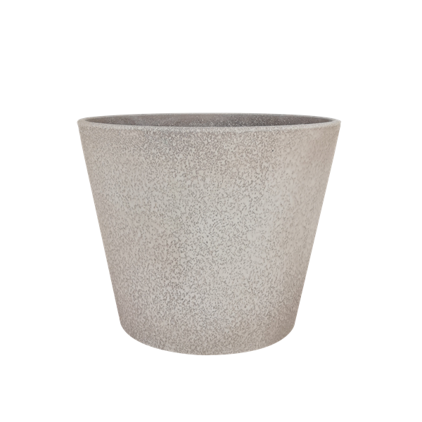 Antique Brown Round Flower Planter