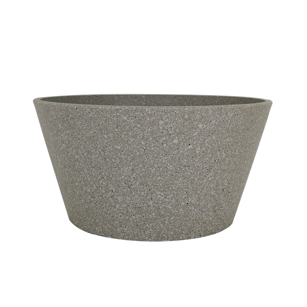 Beige Sandstone Round Flower Planter