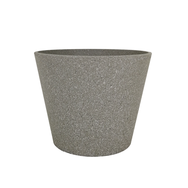 Beige Sandstone Round Flower Planter