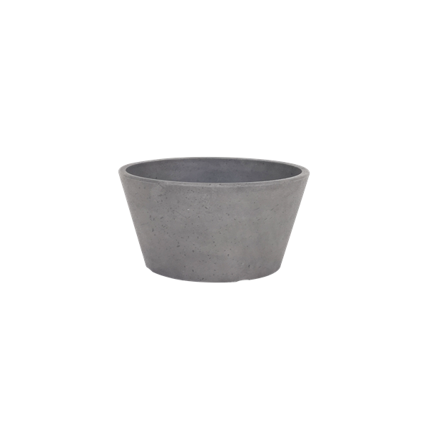 Cement Grey Round Flower Planter