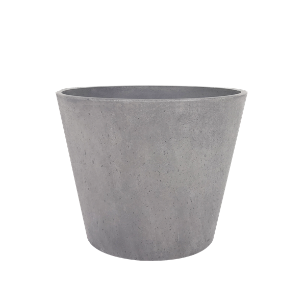 Cement Grey Round Flower Planter