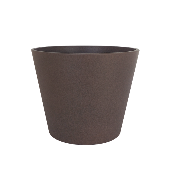 Copper Rust Round Flower Planter