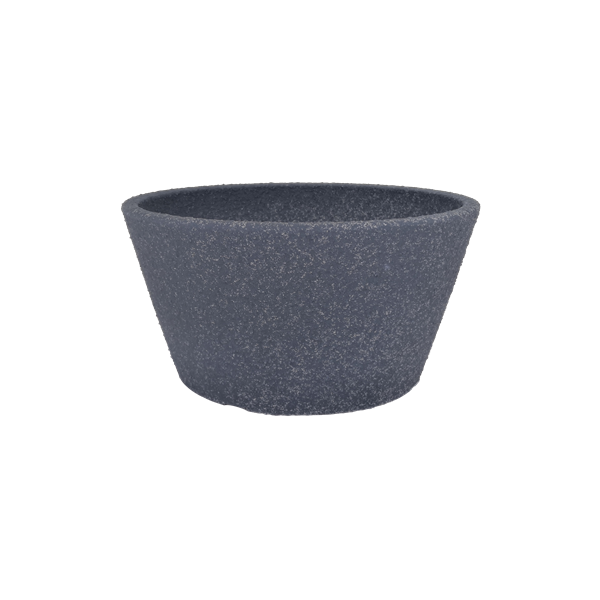 Antique Charcoal Round Flower Planter