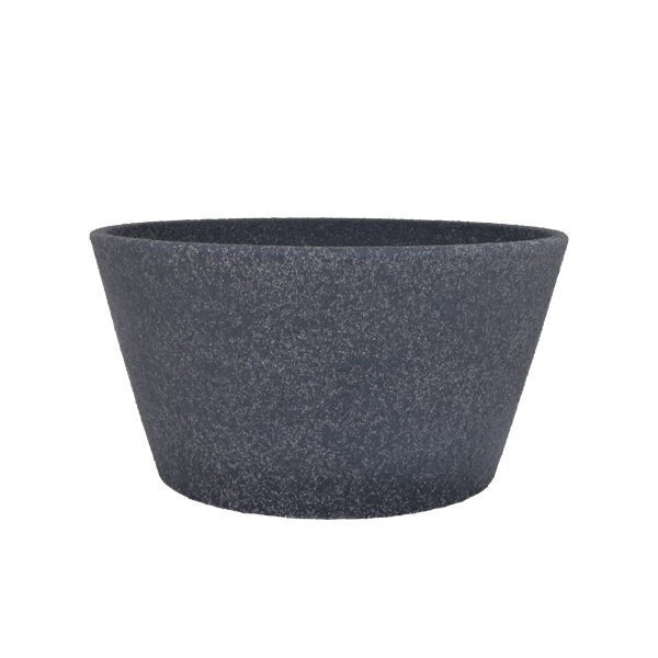 Antique Charcoal Round Flower Planter