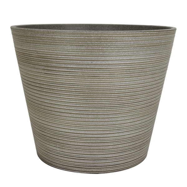 Riverstone Cream Round Flower Planter