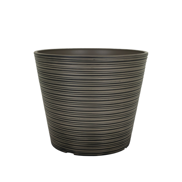 Riverstone Bronze Round Flower Planter