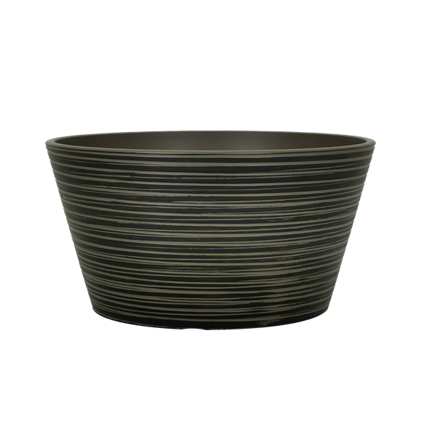 Riverstone Bronze Round Flower Planter