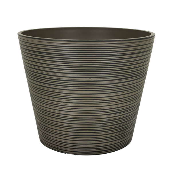 Riverstone Bronze Round Flower Planter