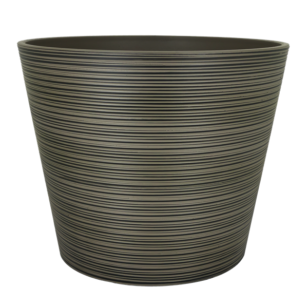 Riverstone Bronze Round Flower Planter