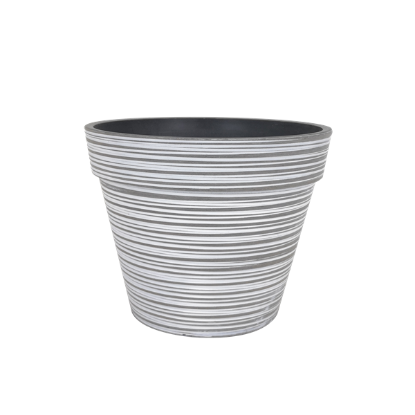 Riverstone White Traditional Step Planter