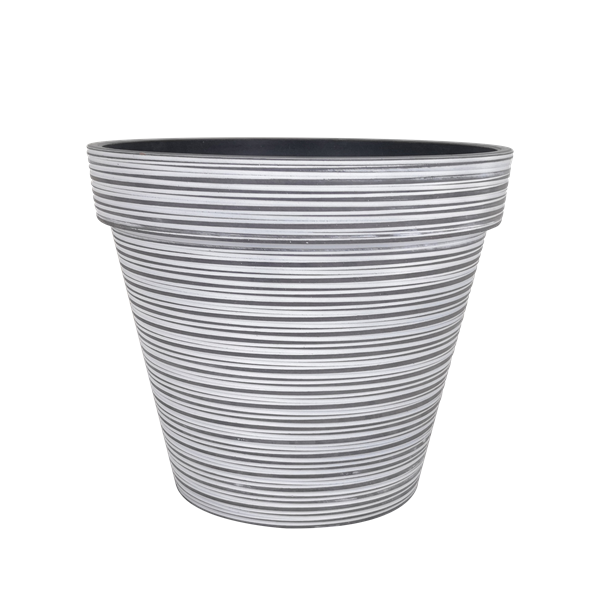 Riverstone White Traditional Step Planter