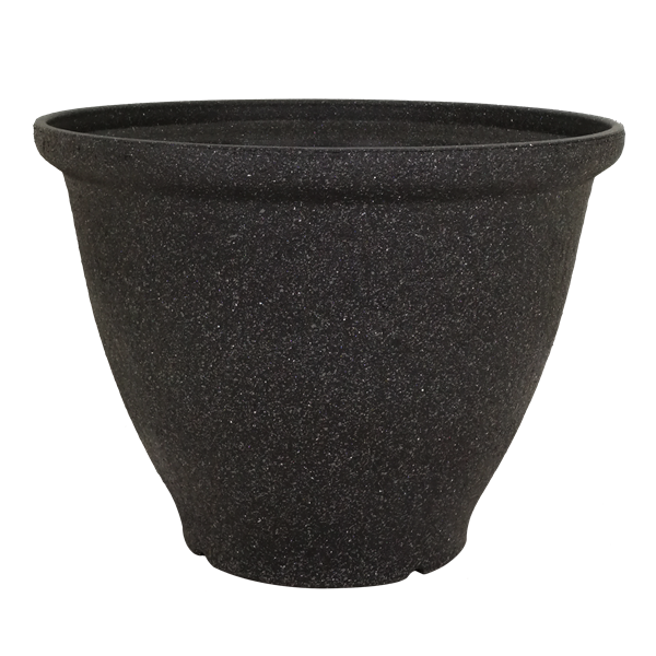 Charcoal Sandstone Limestone Bell Planter
