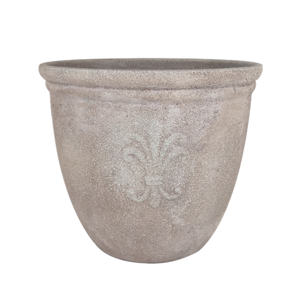 Antique Brown Rofia Planter