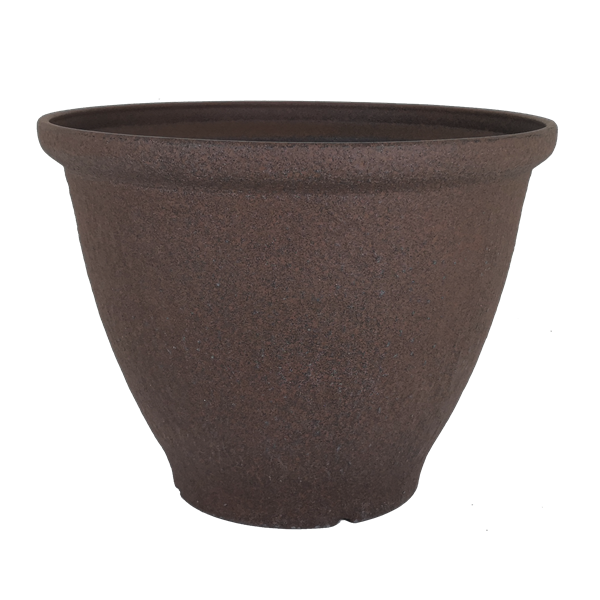 Copper Rust Limestone Bell Planter