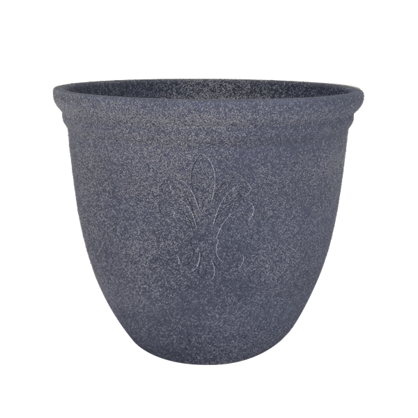 Antique Charcoal Rofia Planter