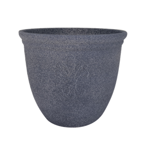 Antique Charcoal Rofia Planter