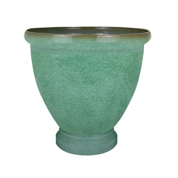 Jadeite Glazed Urn Planter