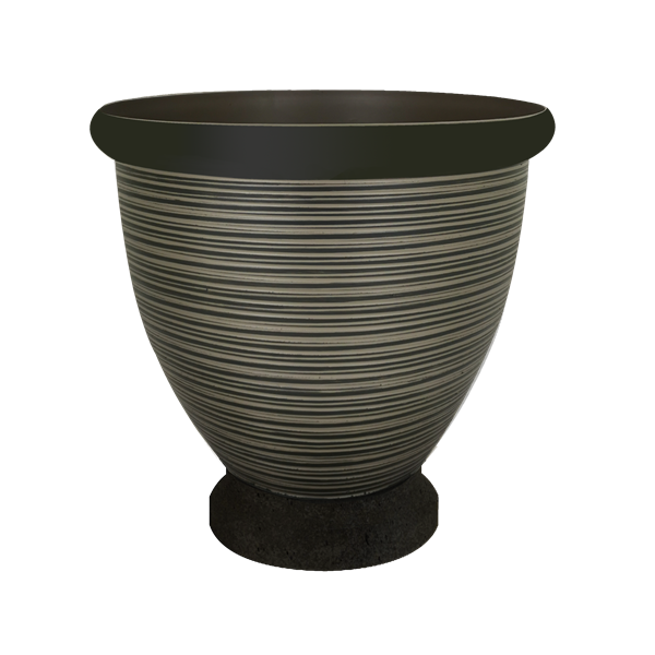 Riverstone Bronze Urn Planter