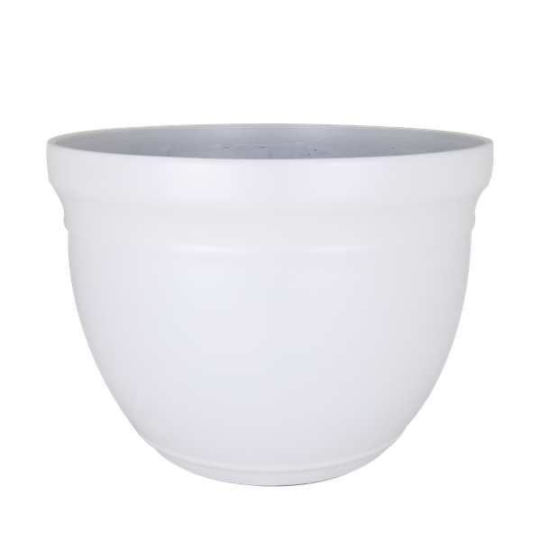 PP Ceramic White Glazed Madison Planter