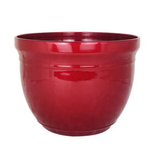 PP Christmas Red Glazed Madison Planter