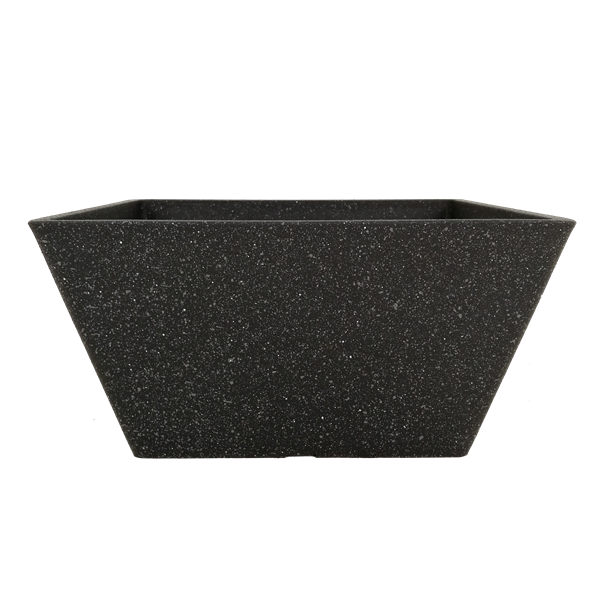 Charcoal Sandstone Square Planter