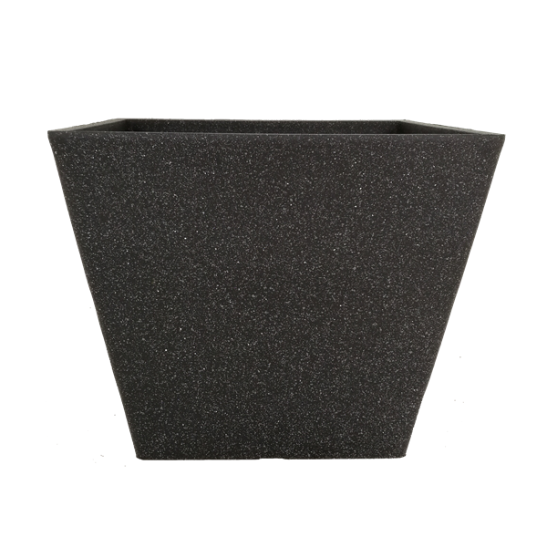 Charcoal Sandstone Square Planter