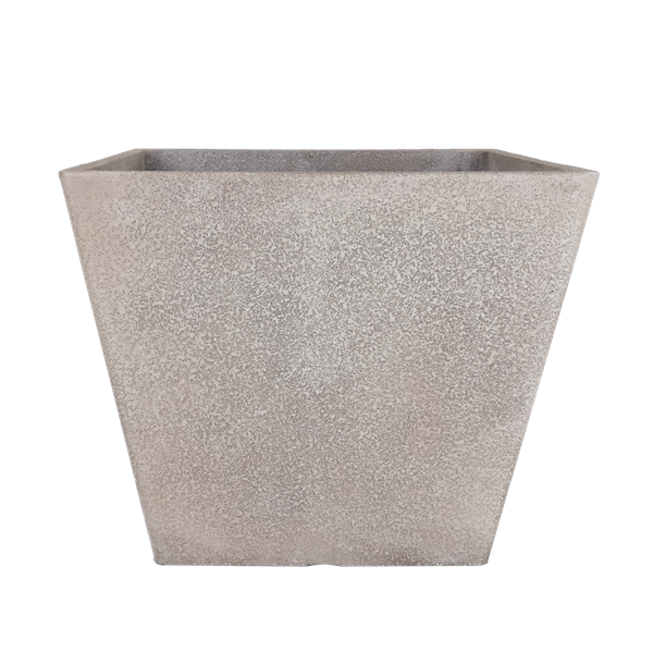 Antique Brown Square Planter
