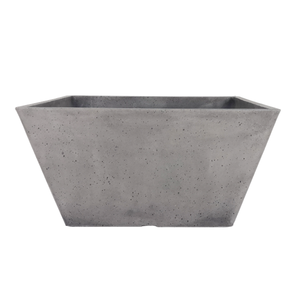 Cement Grey Square Planter