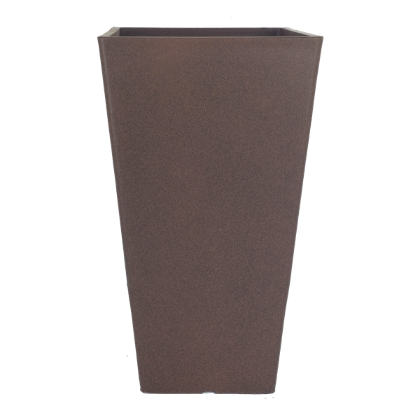 Copper Rust Square Planter