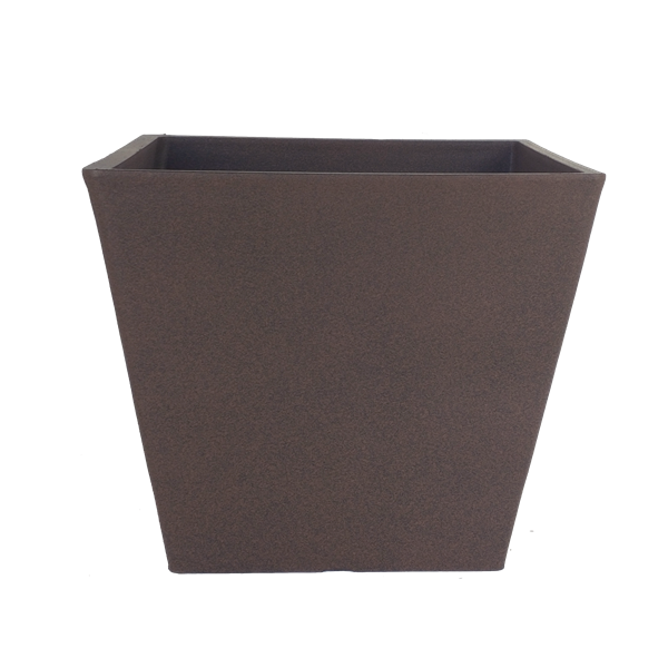 Copper Rust Square Planter