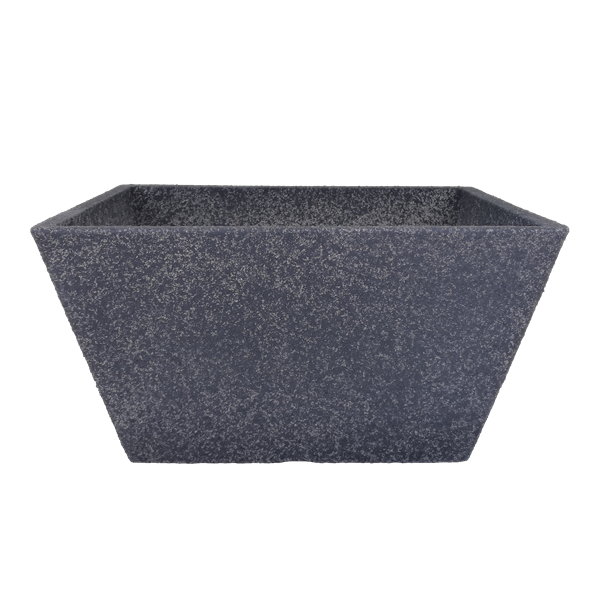Antique Charcoal Square Planter