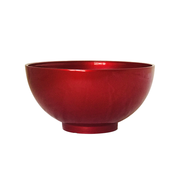 Christmas Red Glazed Bowl Planter