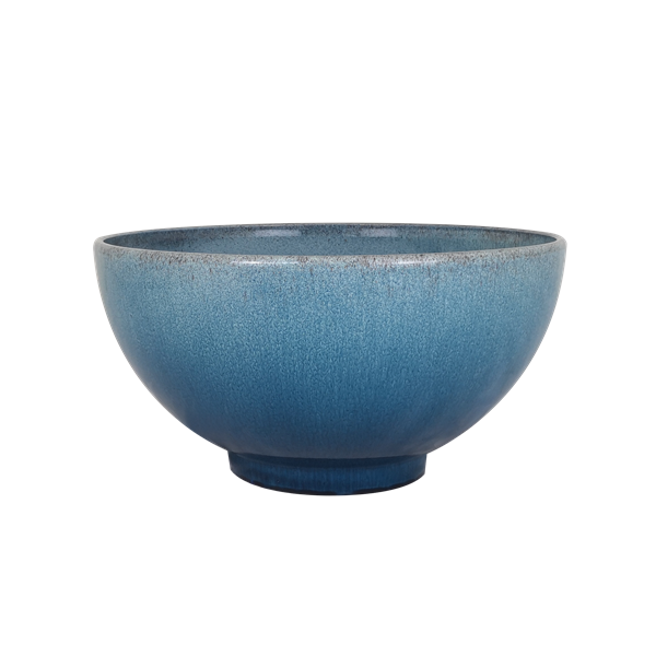 Ocean Blue Glazed Bowl Planter