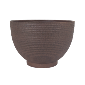 Copper Rust Bowl Planter