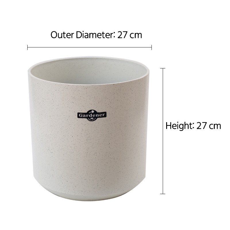 Straight Barrel-Shaped Planting Pot