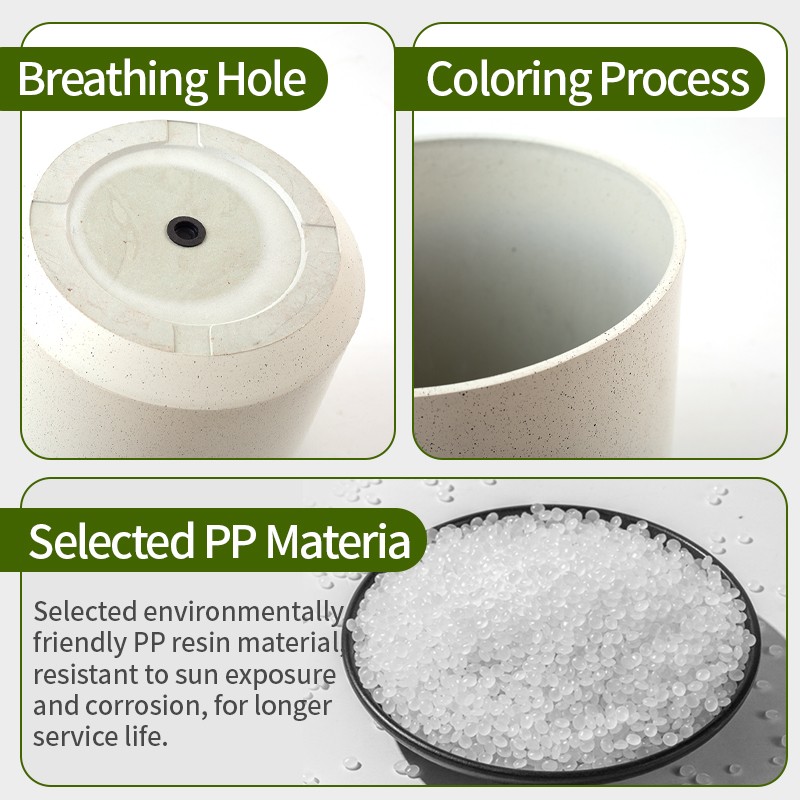 Straight Barrel-Shaped Planting Pot