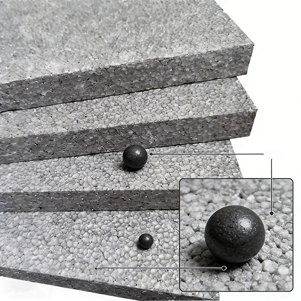 Granulat grafitowy EPS do ścian wewnętrznych