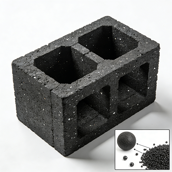 Surowce do produkcji lekkich modułów budowlanych z grafitu EPS