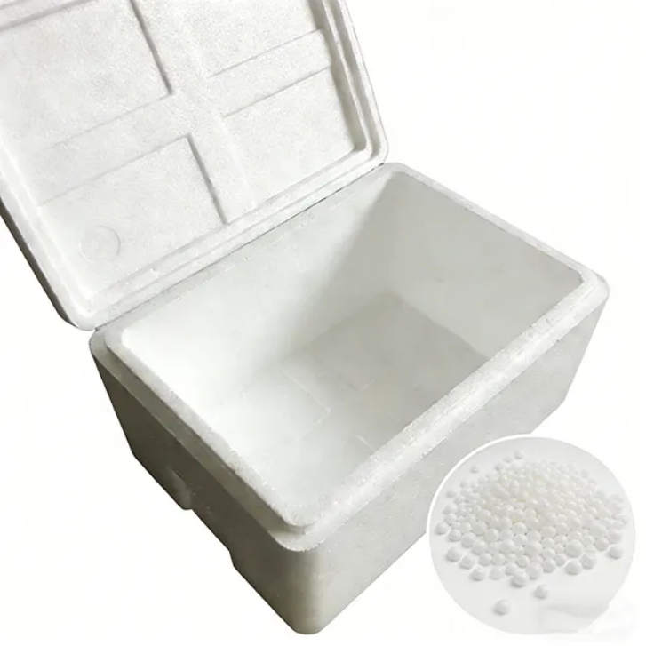 EPS bead for refrigerated packaging